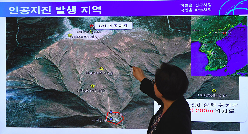 NK testet angeblich Wasserstoffbombe