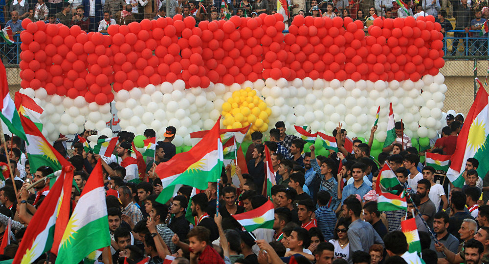 Bagdad- Wir werden kein zweites Israel dulden- Tausende Kurden auf Unabhängigkeits-Demo