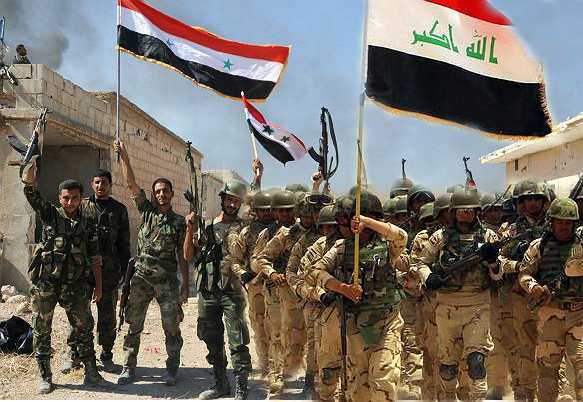 Video: Kriegsbericht Syrien/Irak, 27 Okt 2017- SAA und Irakische Armee säubern die Grenze