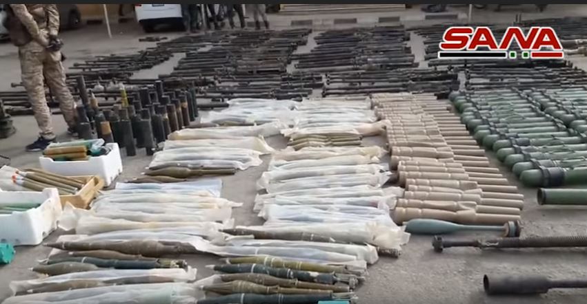Video: SAA konfisziert erneut enormes Waffendepot von&nbsp;ISIS-Militanten