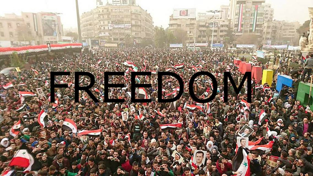 Video: Feier zum Jahrestag der Befreiung&nbsp;Aleppos