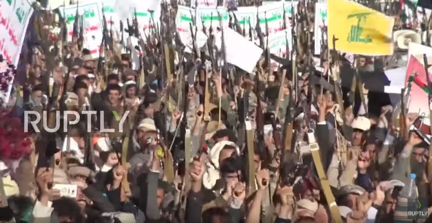 Video: Jemen zeigt Flagge für&nbsp;Palästina