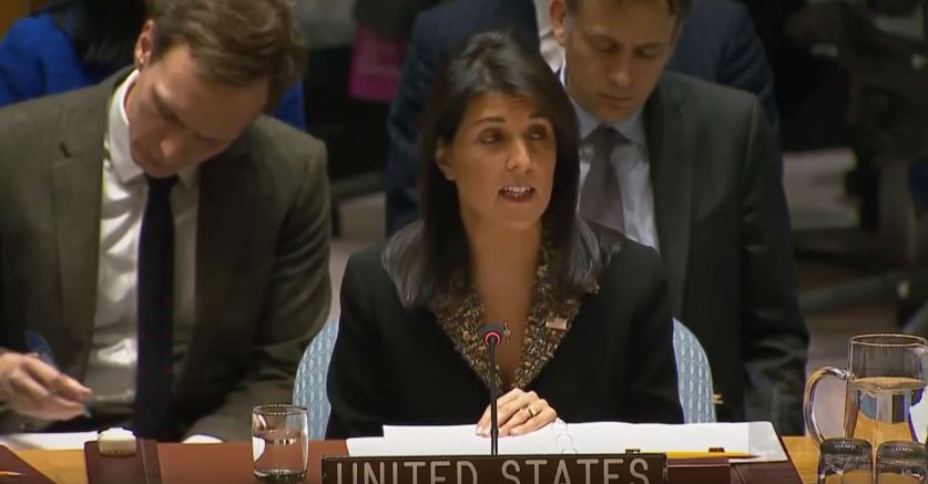 Nikki Haley versendet Drohbrief an UN-Mitgliedstaaten