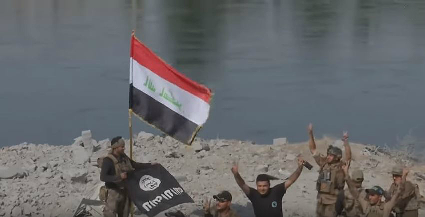 Irakische Truppen an der Grenze zu Syrien stationiert, um Flucht von ISIS-Militanten aus Syrien zu&nbsp;verhindern