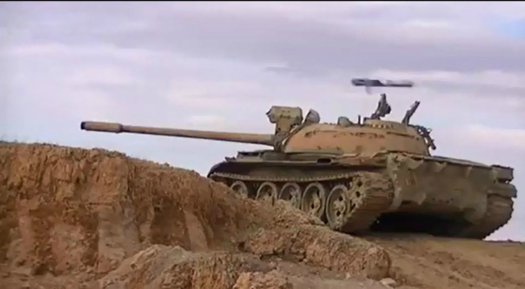 Video: Panzerabwehrrakete verfehlt knapp T-62 Panzer..Sehenswert!
