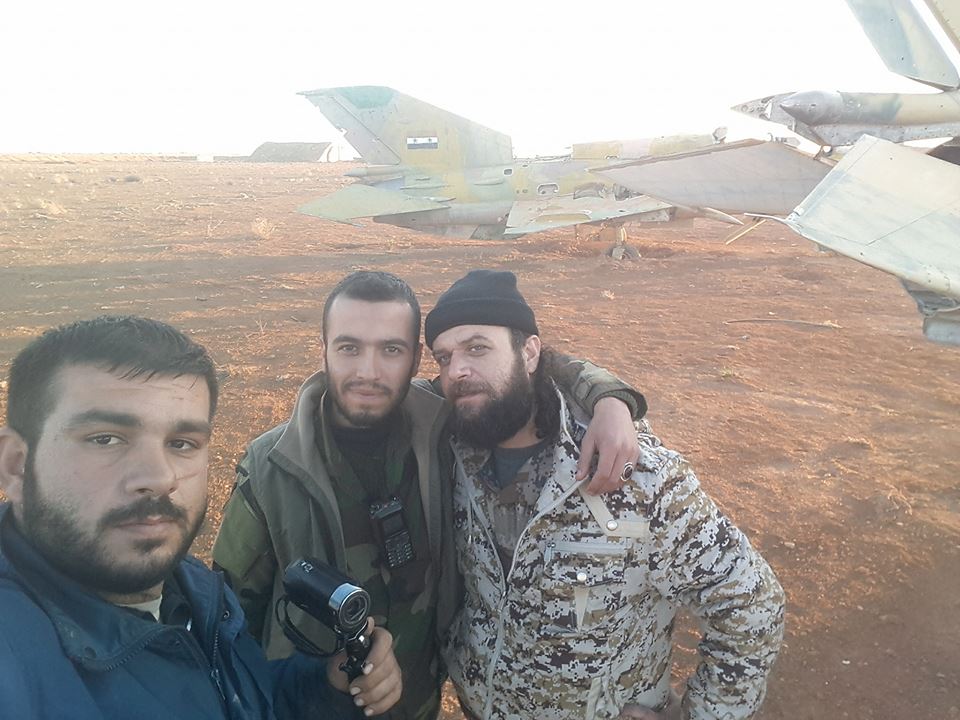 Fotos: Erste Bilder von der befreiten Luftbasis Abu-Duhur in&nbsp;Idlib