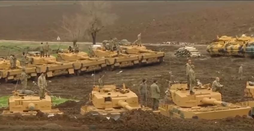 Video: Türkische Soldaten die an der Olivenzweig-Operation beteiligt sind, hinterlassen eine Spur von Instagram Posts mit Geolokalisierung