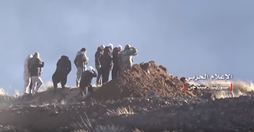 Video: Regierungskräfte südlich von Beit -Jinn im westlichen Ghouta zur Verstärkung&nbsp;eingetroffen.