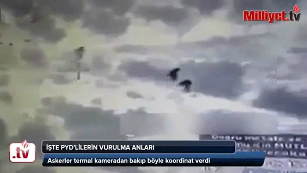 Video: Türkische Kräfte spüren YPG-Terroristen mit Wärmebildkamera auf und nehmen sie unter&nbsp;Beschuss