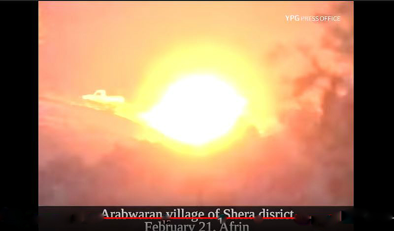 Video: YPG eliminiert Fahrzeug der FSA mit ATGM im Sherfa-Bezirk in&nbsp;Afrin