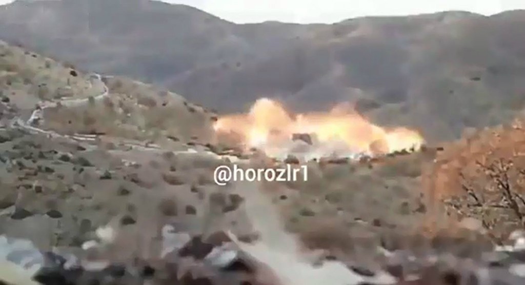 Video: Massiver Luftschlag der Türkischen Armee löscht YPG-Stellung in Afrin&nbsp;aus