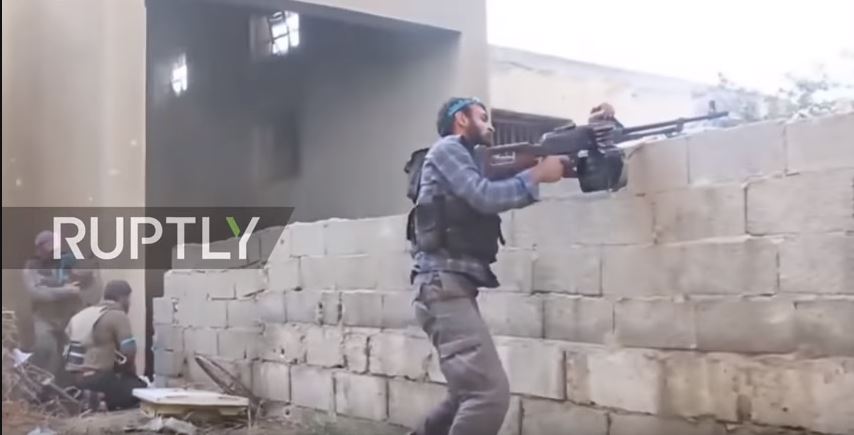 Video: Bilder aus Ost-Ghouta, von Gefechten zwischen der Syrischen Armee und lokalen&nbsp;Jihadisten