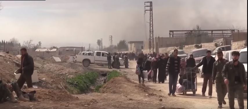 Video: Kriegsbericht Syrien, 16 März 2018- Evakuierung aus&nbsp;Ost-Ghouta