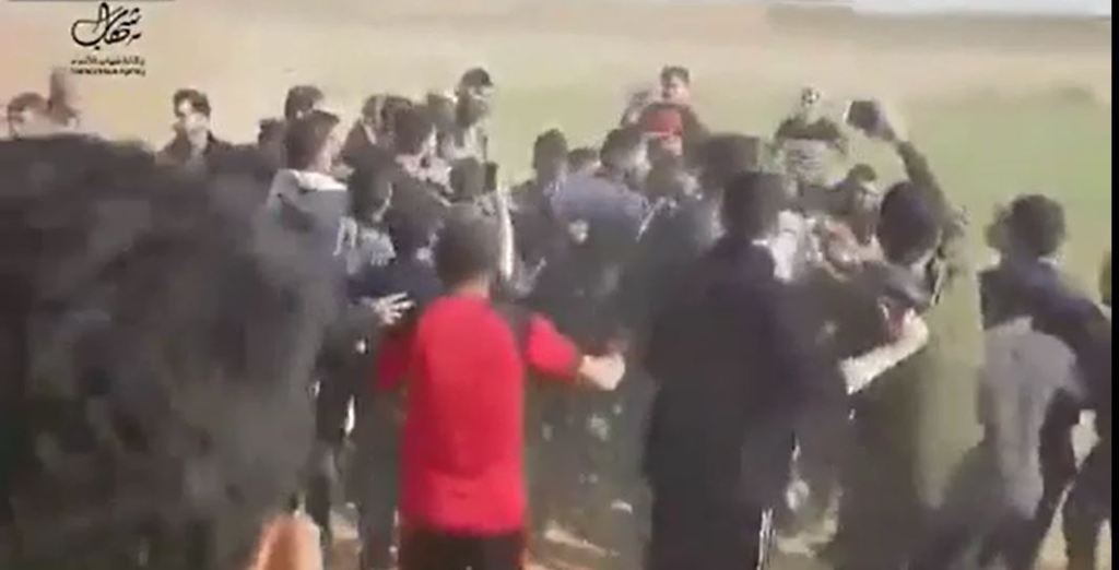 Videos: IDF-Terror an Gazas Grenze-  Israelische Sicherheitskräfte töten 17 Protestler und verletzen&nbsp;Hunderte.