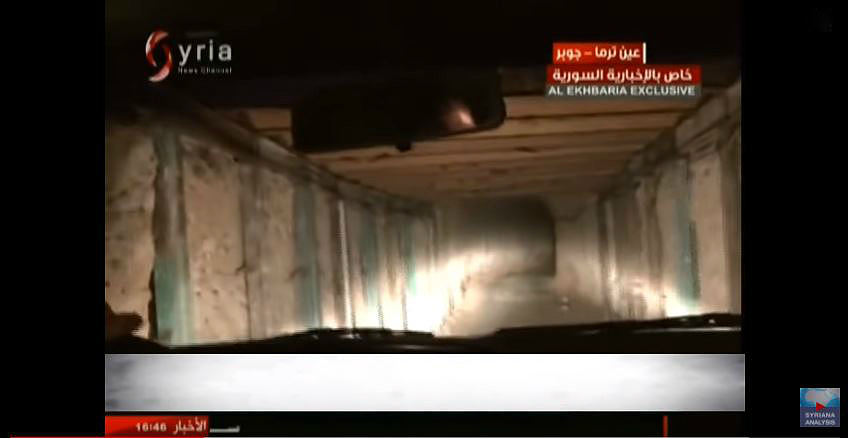 Video: Syrische Armee entdeckt in Ost-Ghouta gigantisches Untergrundnetzwerk aus Tunneln- Eine Stadt unter der Stadt.&nbsp;Sehenswert!