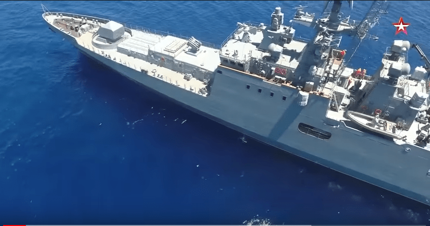 Video: Kriegsbericht Syrien, 12 April 2018-  Russland startet vor syrischer Küste&nbsp;Militärübungen