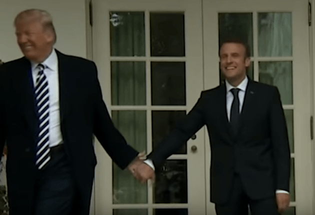 Der devote Macron und die“Bromance“ zu seinem Waffenbruder Donald&nbsp;Trump