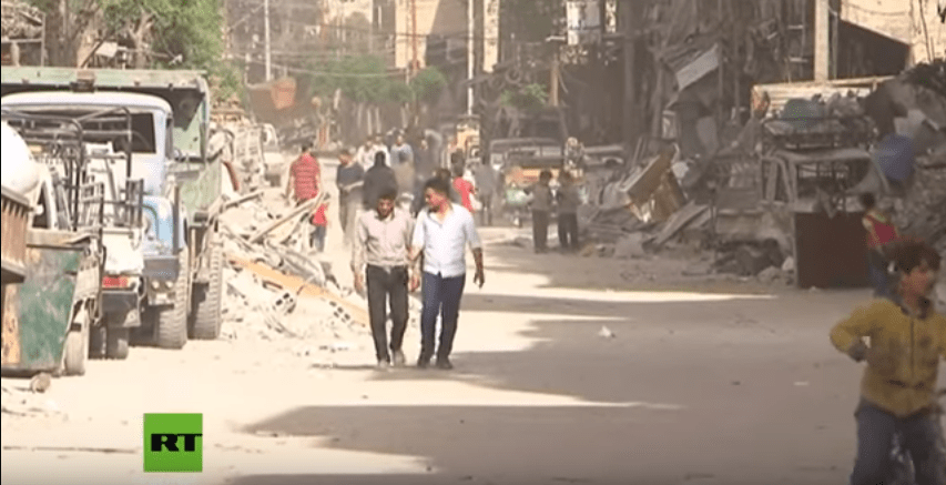 Video: Einwohner aus dem syrischen Douma, äußern Erleichterung über ihre&nbsp;Befreiung