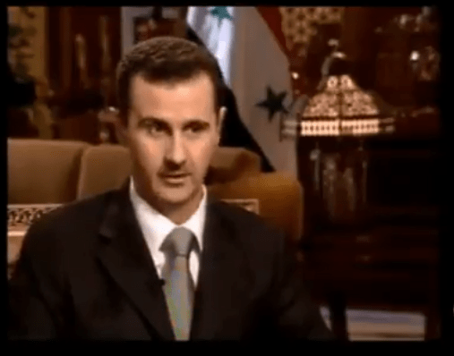 Video: 2005 teilte CNNs Christian Amanpour, Präsident Assad mit, das die USA einen neuen syrischen Führer wollen und einen Coup vorbereiten&nbsp;würden