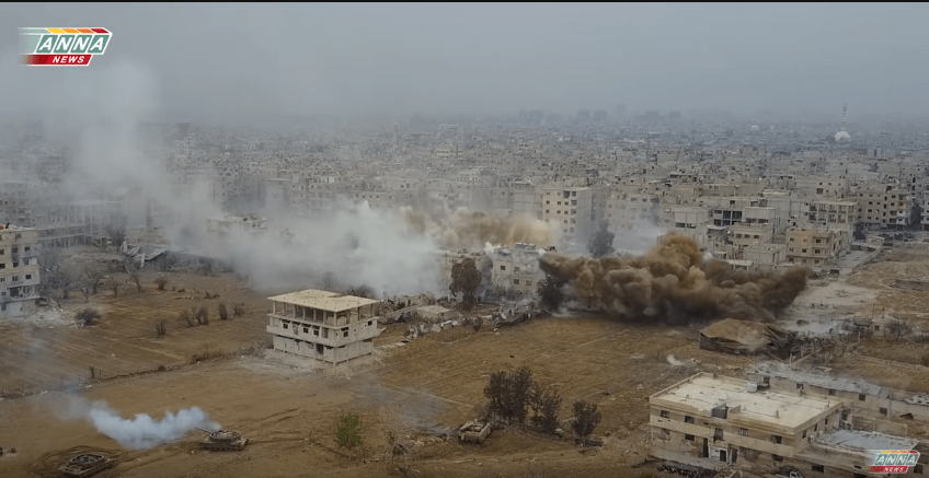 Video: ANNA-News begleitet Militäroperation im syrischen Yarmouk&nbsp;Flüchtlingscamp