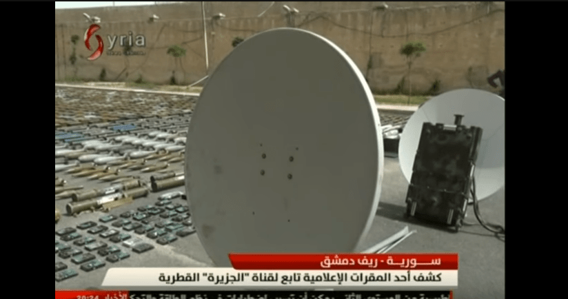 Video: Syrische Suchtrupps entdecken Al-Jazeera Hauptquartier im befreiten Ost-Ghouta und stellen diverse Ausrüstung&nbsp;sicher