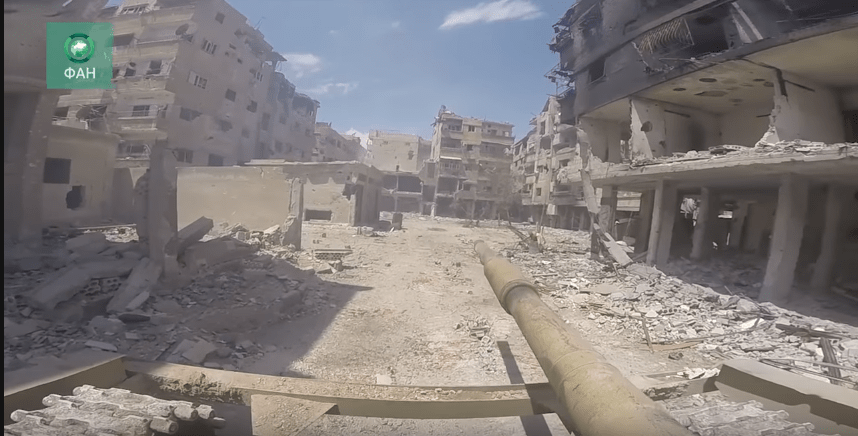 In Videos: Überblick auf die SAA-Militäroperation gegen die ISIS im Süden von&nbsp;Damaskus