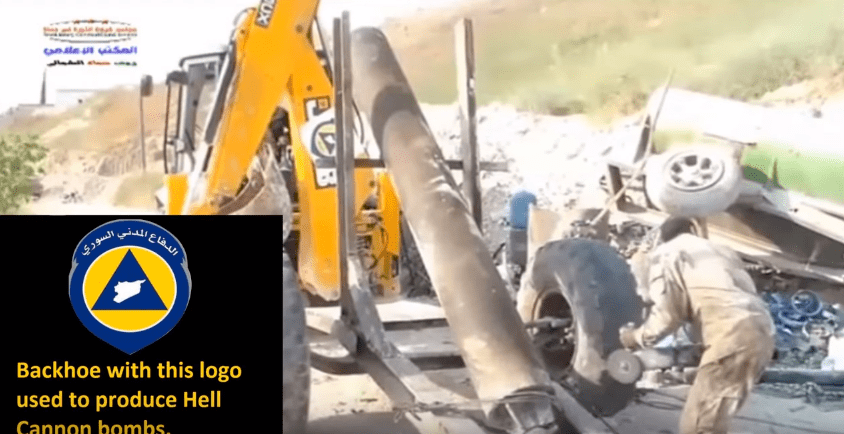 Video:  White Helmets Ausrüstung verwendet für Herstellung von Terroristen-Höllen-Kanone?