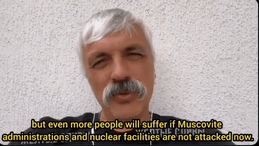 Ukrainischer Nazi Kommandeur aka. „Der Christliche Taliban“ verlangt von Kameraden Angriffe auf AKW, Saporischschja, unbedingt fortzusetzen. „Einzige Chance Russen aufzuhalten.“ (Video)