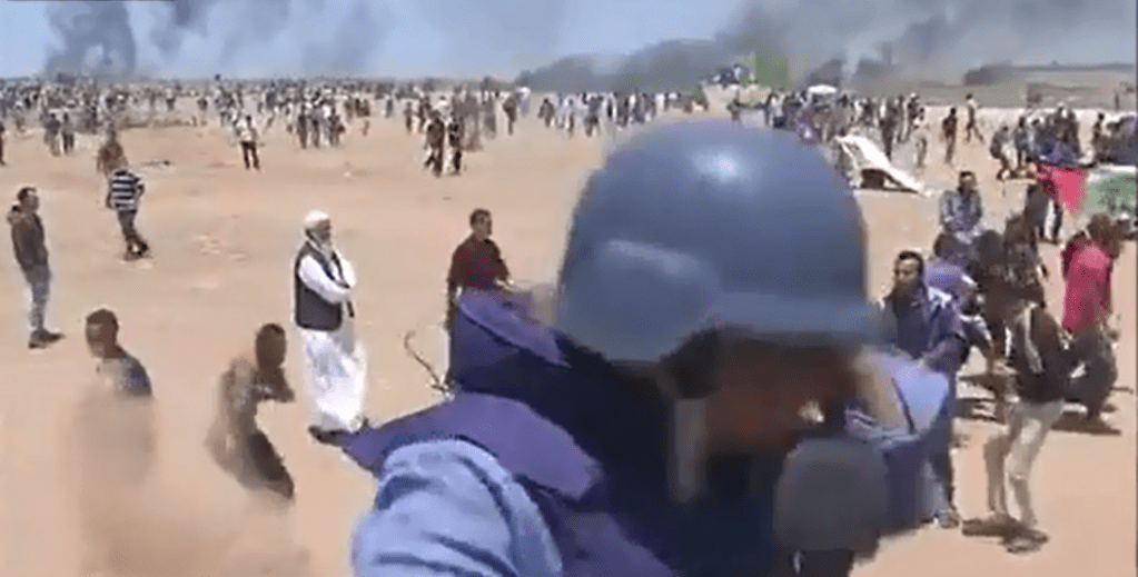 Videos: IDF-Soldaten schießen gezielt auf Journalisten an der Grenze zu&nbsp;Gaza